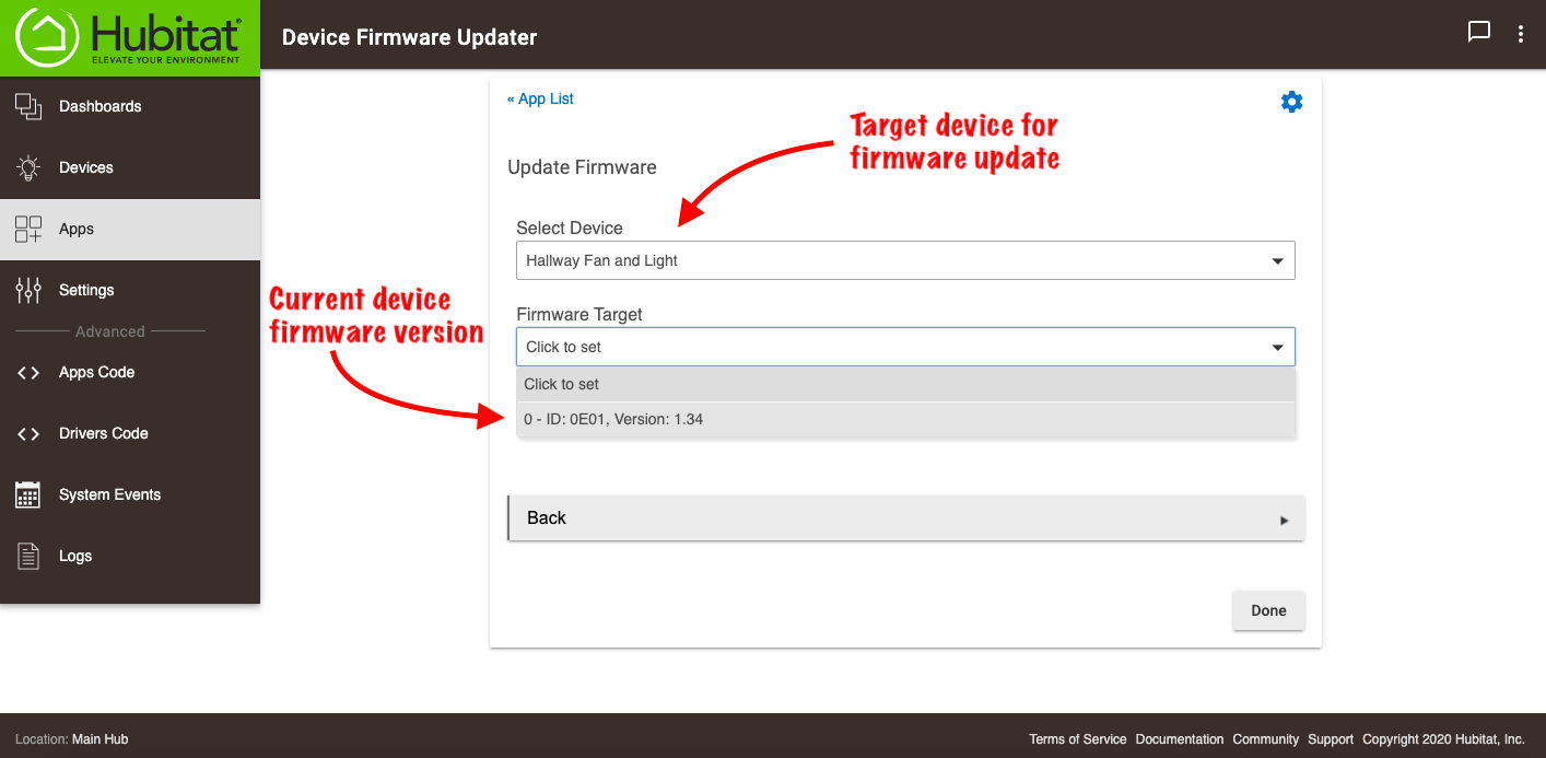 Select target device for firmware update.png