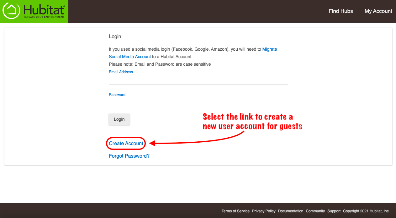 Create a new user account.png