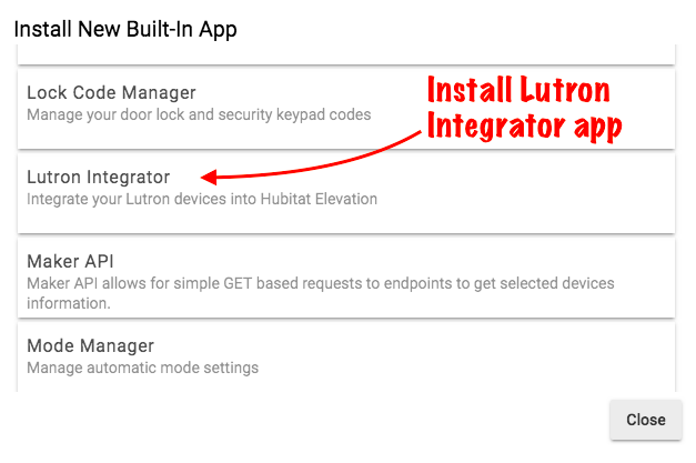 Install Lutron Integrator app.png