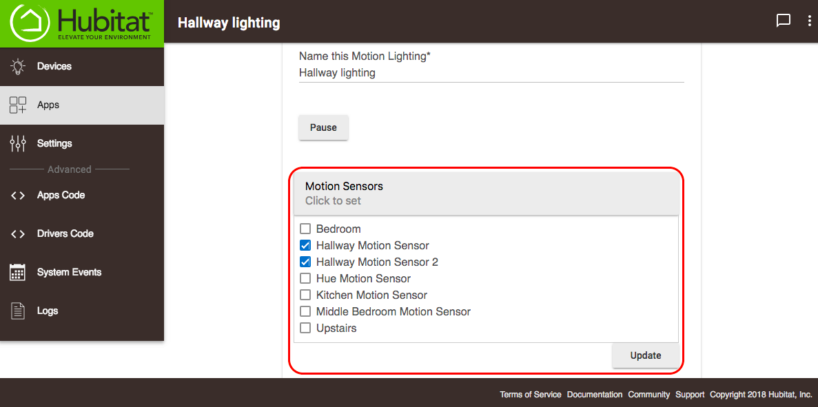 Motion Lighting select motion sensors.png