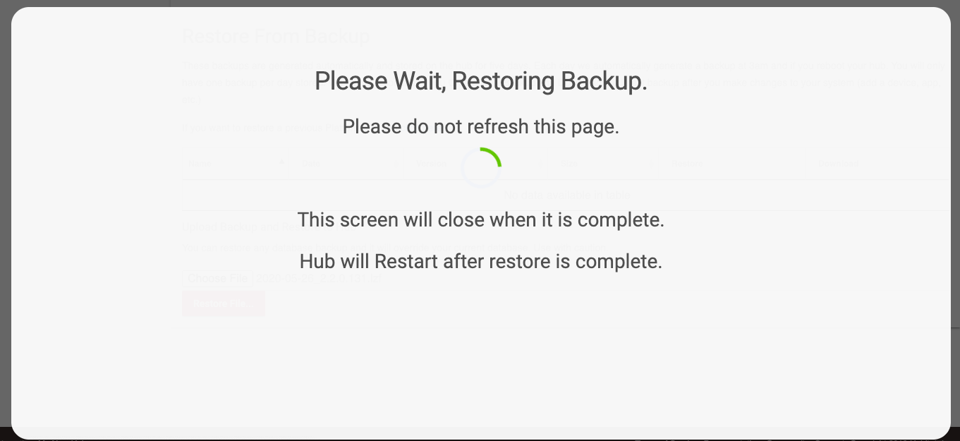 Restoring hub from database backup.png