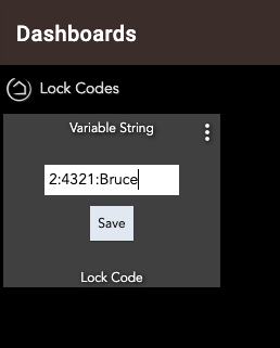 Lock Code Dashboard tile in use.png